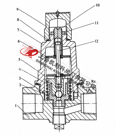 CS18H脉冲式热动力疏水阀外形结构图
